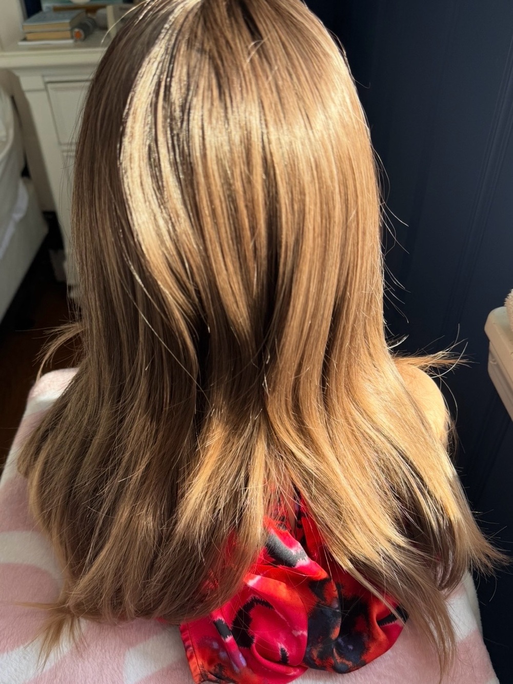 Avalon Brown Sugar Layered Long Wig in Light Brown with Honey Highlights - Picture 3 of 6